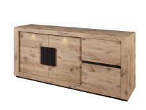 Dressoir SARINO 3 deuren canyon eik