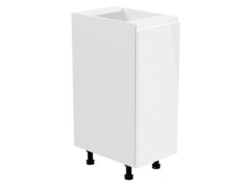 Keukenkast ASPAS 1 deur rechts wit/hoogglans wit