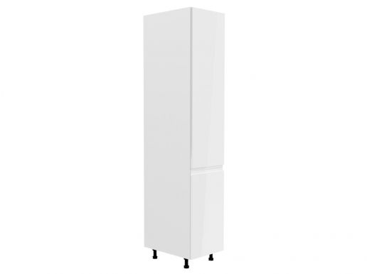 Kolomkast voor keuken ASPAS 2 deuren rechts 40 cm wit/hoogglans wit