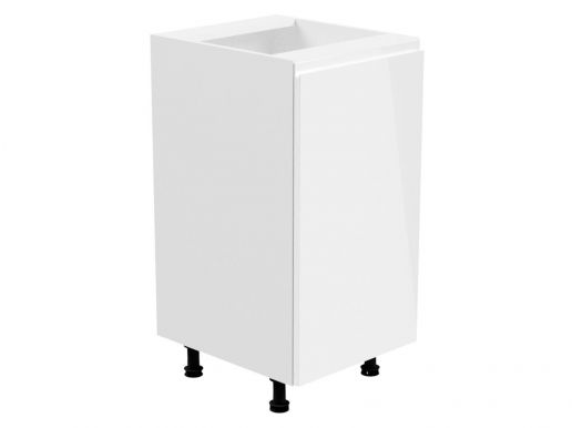 Keukenkast ASPAS 1 deur links 40 cm wit/hoogglans wit
