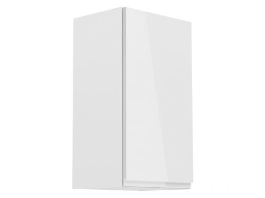Hoge keukenkast ASPAS 1 deur rechts 40 cm wit/hoogglans wit