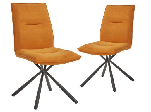 Set van 2 stoelen TIMMO oranje 