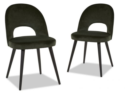 Set van 2 stoelen MOSE groen 