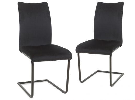 Set van 2 stoelen PEDRI zwart