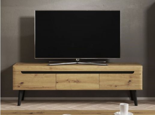 Tv-meubel hifi NORDO 3 lades artisan eik 