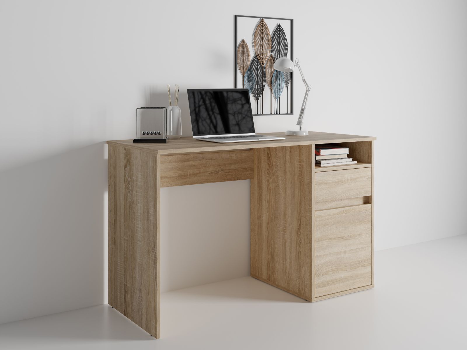 Bureau BIDOU 1 deur 1 lade sonoma eik